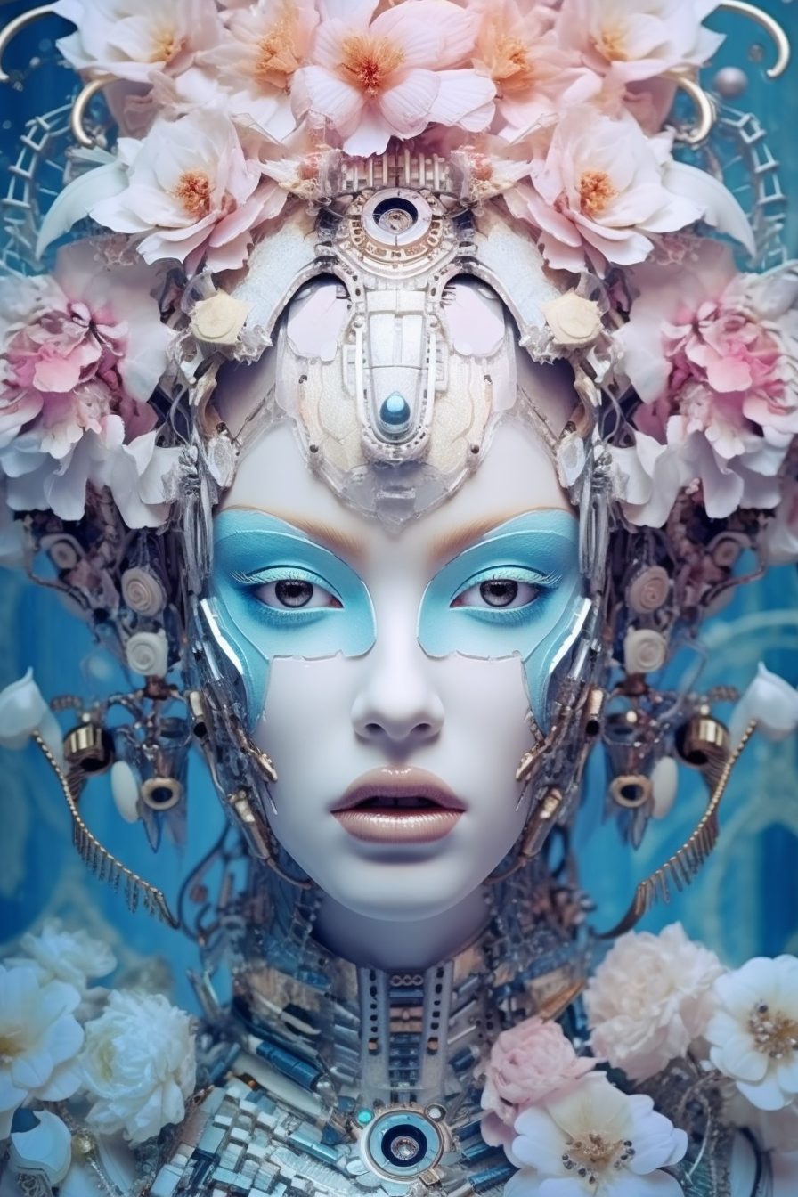 AI artwork by Irina Raicu