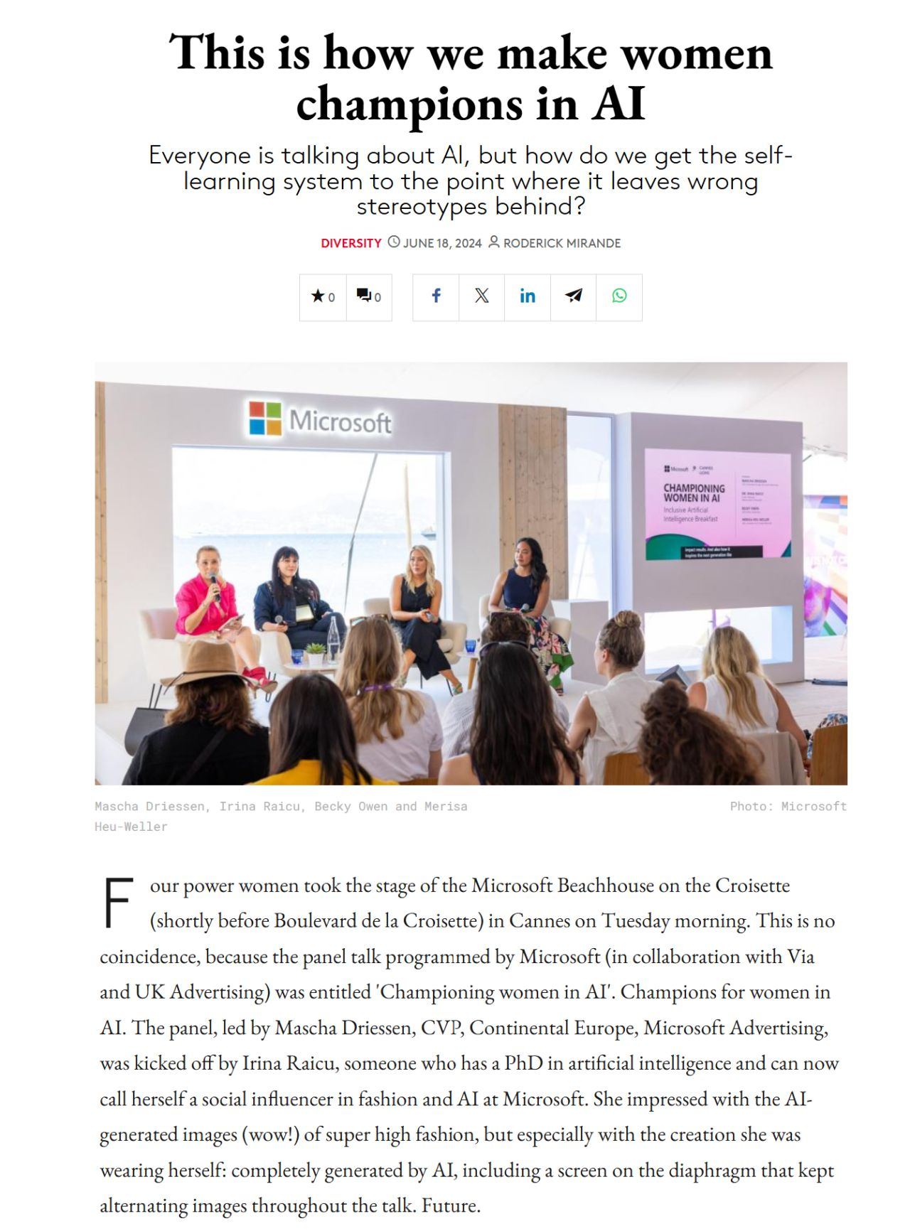 Microsoft × Cannes Lions